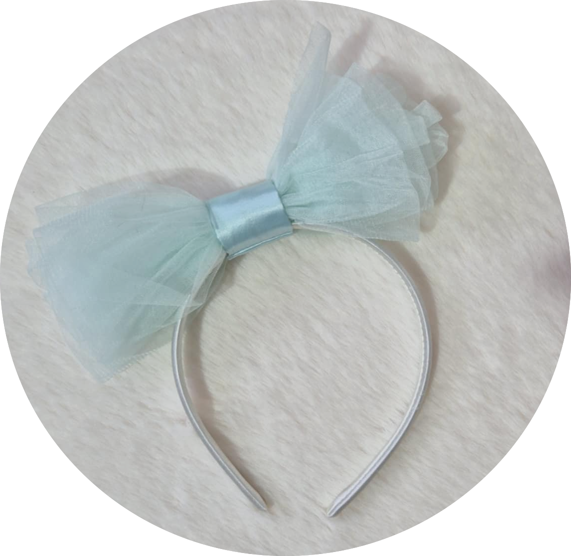 Robe licorne fille bleue avec serre-tête assorti Au palais des rêves