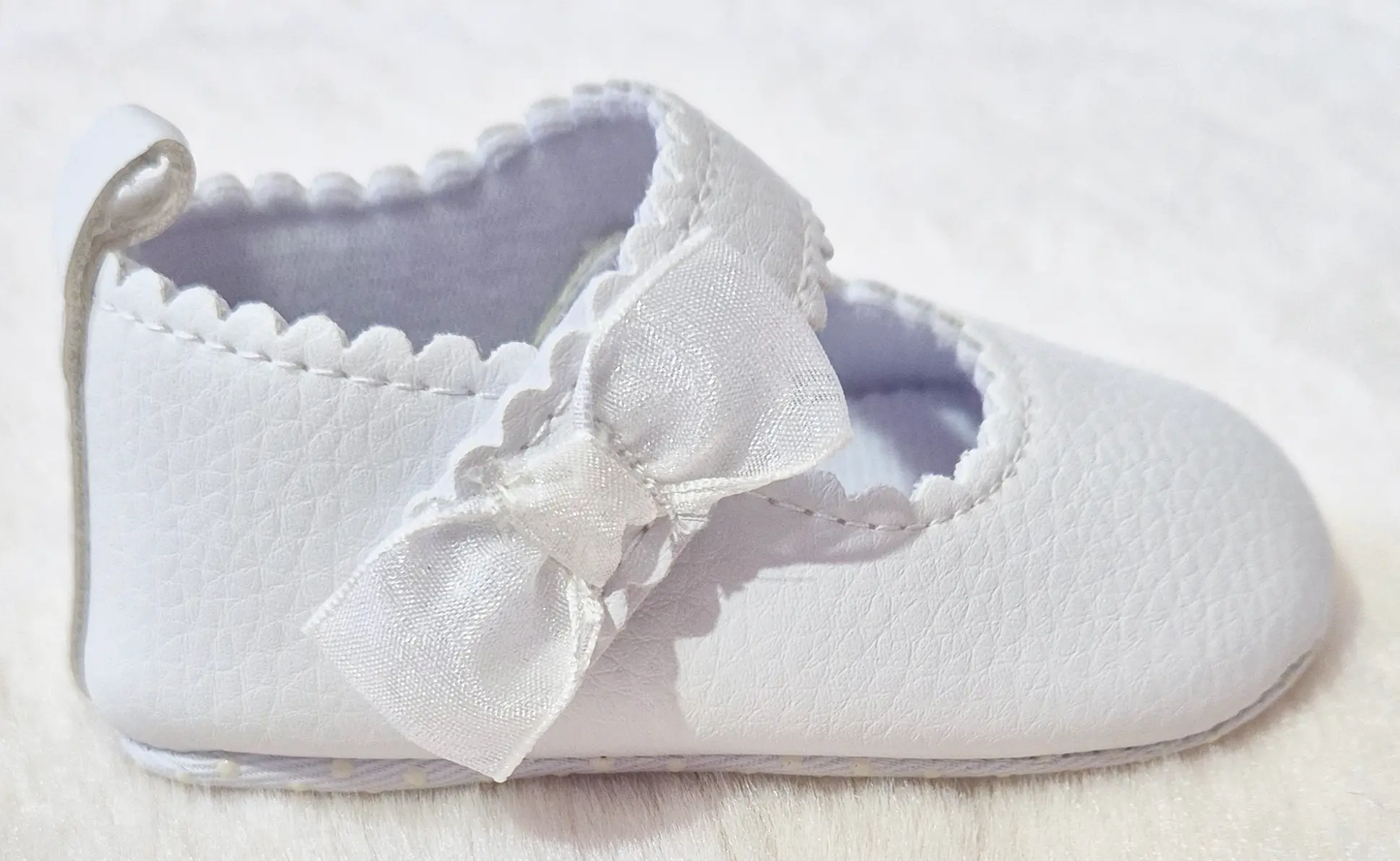 Chaussures bébé fille souples roses ou blanches Au palais des rêves