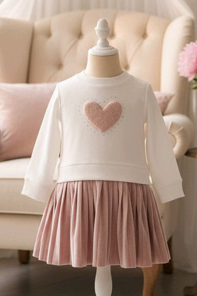 Robe Sweat Cœur – Chic & Confortable