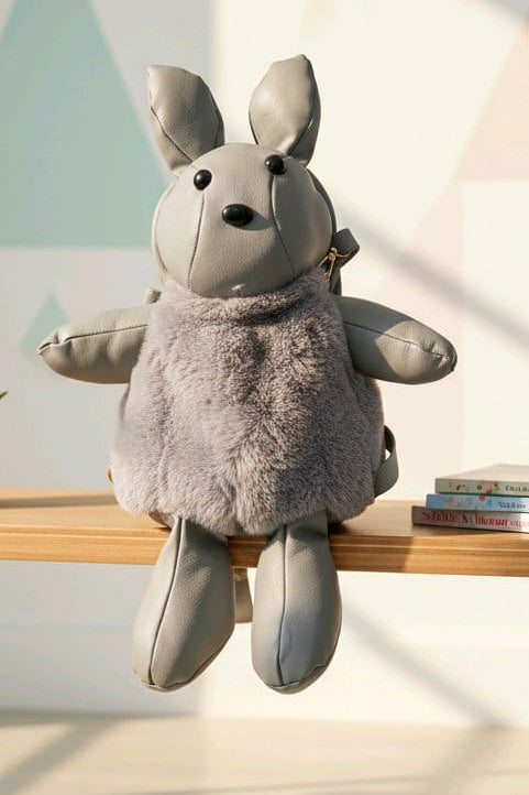 Sac à dos peluche lapin – sac doux et original pour enfant