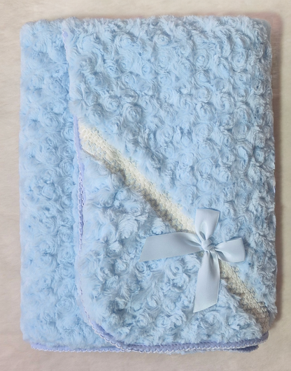 Couverture bébé bleu Au palais des rêves