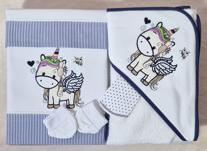 Coffret Naissance Licorne - 8 pièces Au palais des rêves