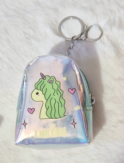 Porte-clés mini sac à dos licorne Au palais des rêves