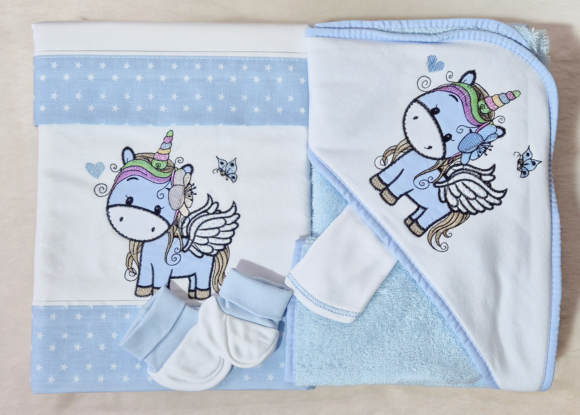 Coffret Naissance Licorne - 8 pièces Au palais des rêves