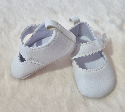 Chaussures bébé fille souples roses ou blanches Au palais des rêves
