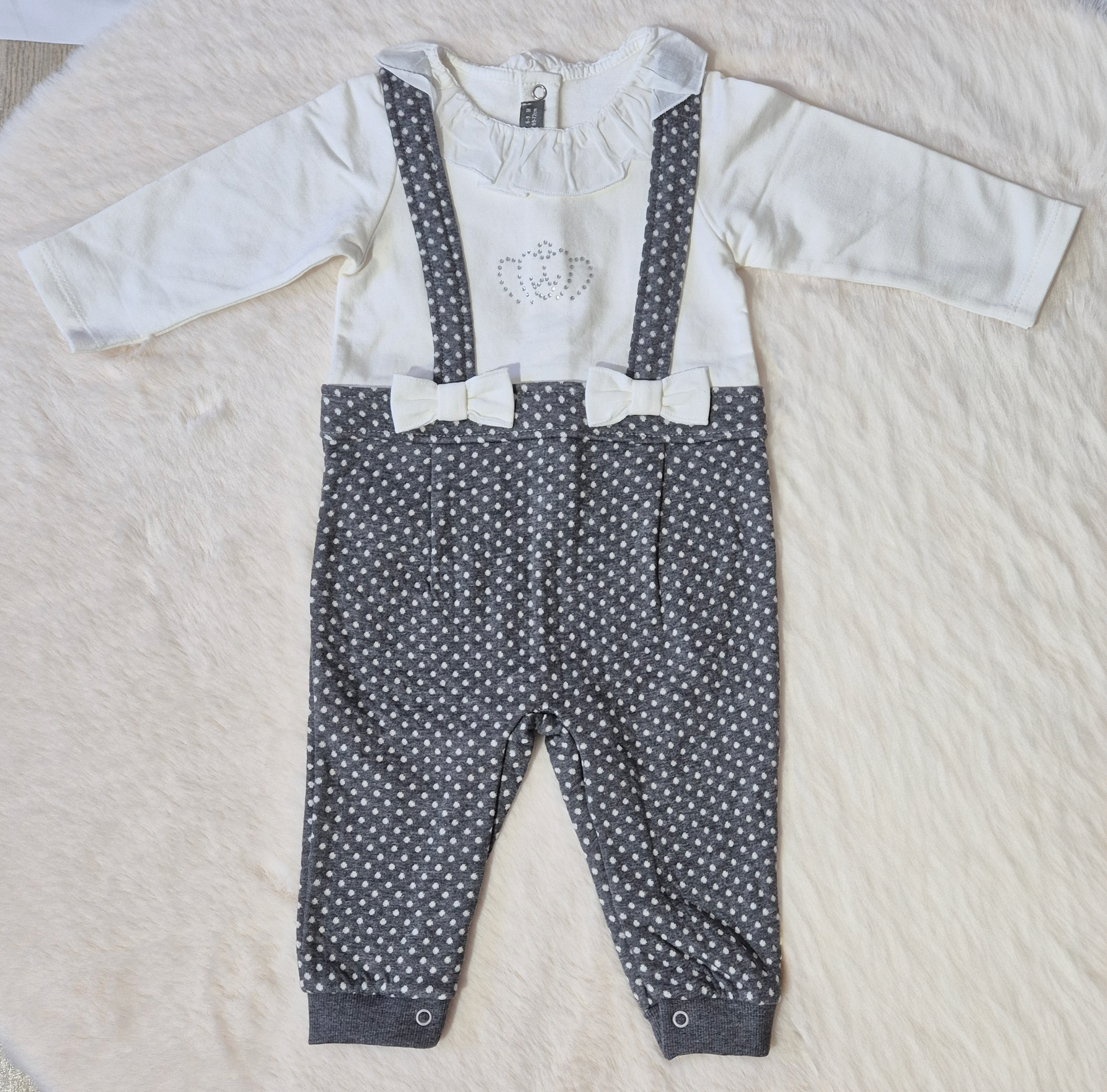 Ensemble bébé “Petit Prince Gris” – 5 pièces Au palais des rêves