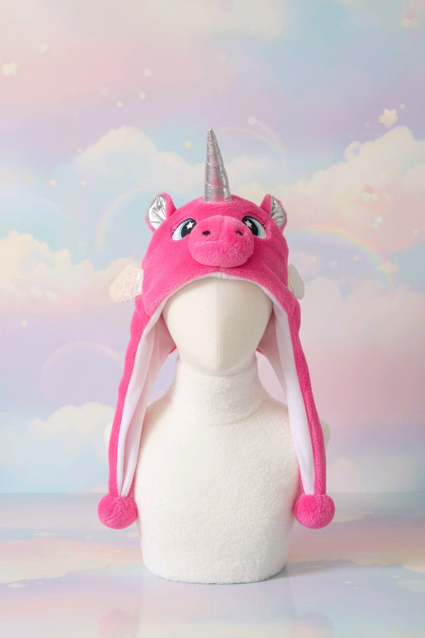 Bonnet licorne enfant