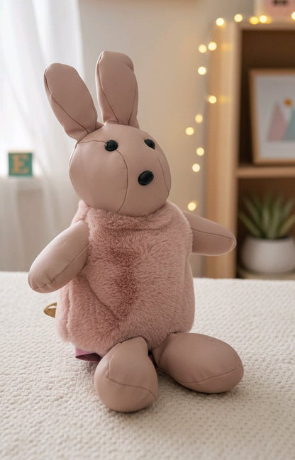 Sac à dos peluche lapin – sac doux et original pour enfant
