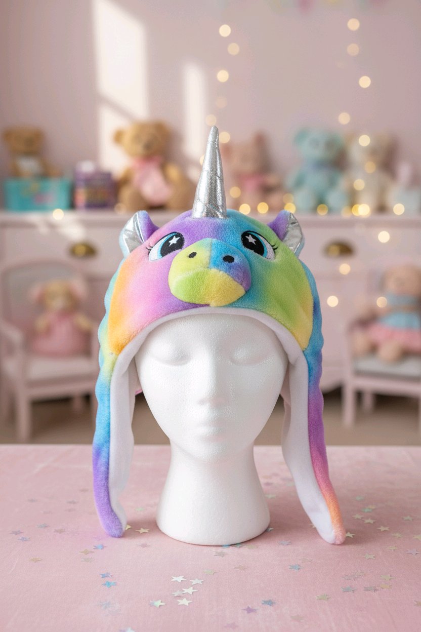 Bonnet licorne enfant