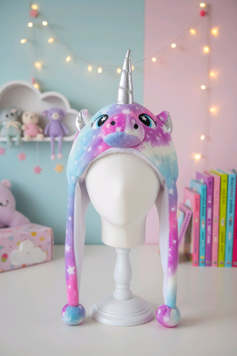 Bonnet licorne enfant